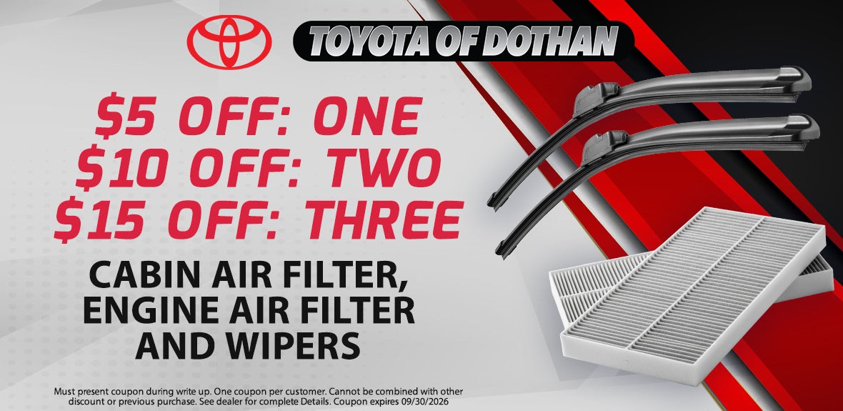 Cabin & Engine Air Filter Special