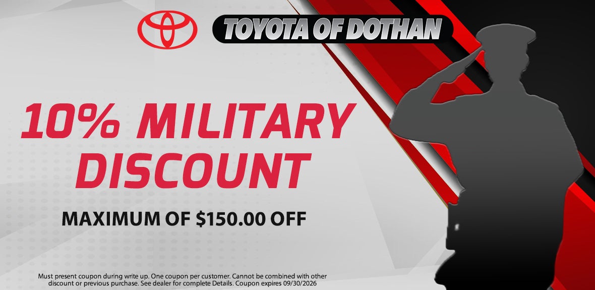 10% Military Discount