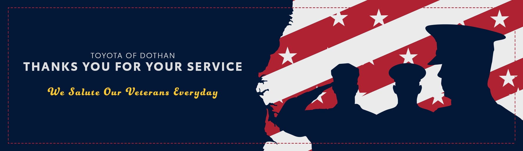 Toyota of Dothan Salute Our Veterans Dothan AL Serving Ozark