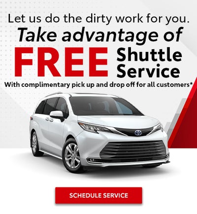 Let us do the dirty work for you.
Take advantage of FREE Shuttle Service